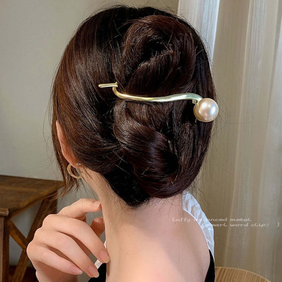 Pince à cheveux torsadée en pe - Korean Girls Lifestyle avis et prix