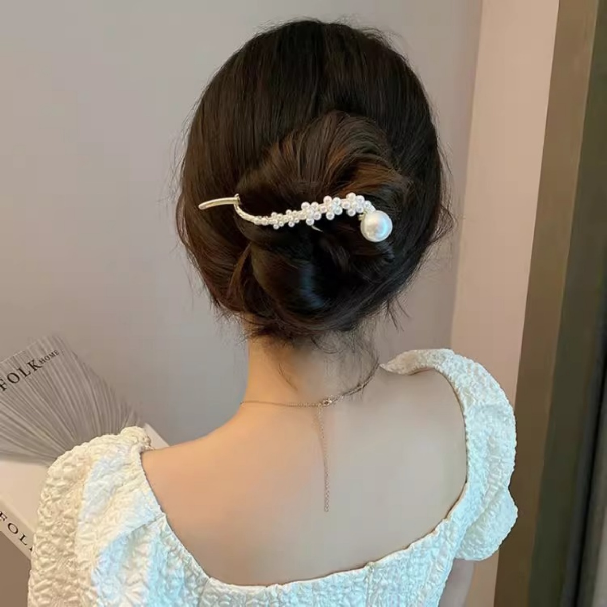 Pince à cheveux torsadée en pe - Korean Girls Lifestyle avis et prix