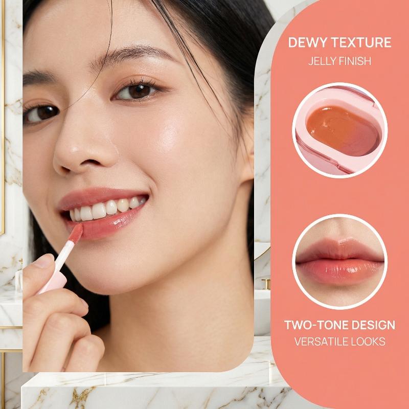 Gloss à lèvres bicolore effet  - Lip Tint Korean avis et prix